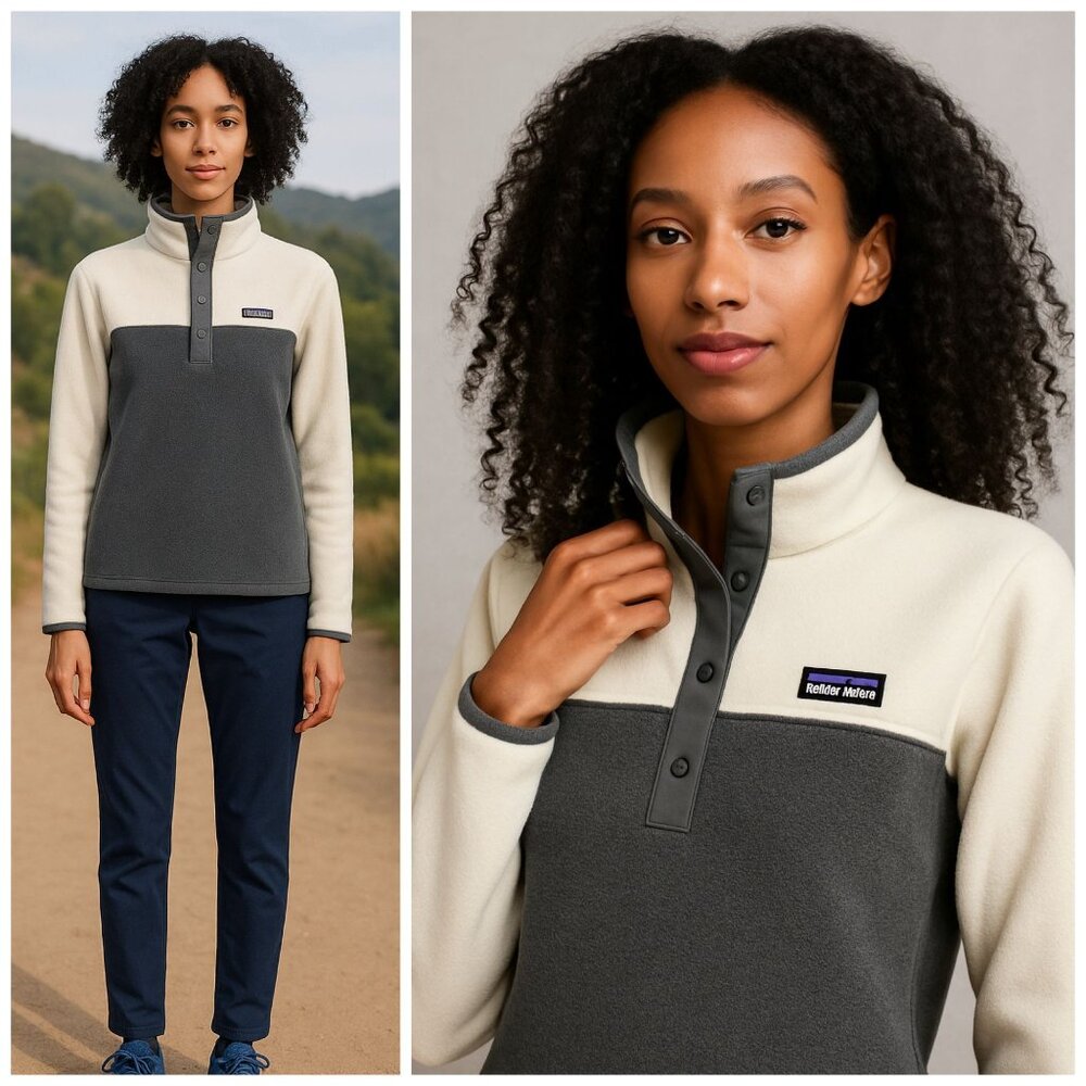 Columbia Women's Benton Springs Half Snap Pullover Fleece II in Heather Grey Med